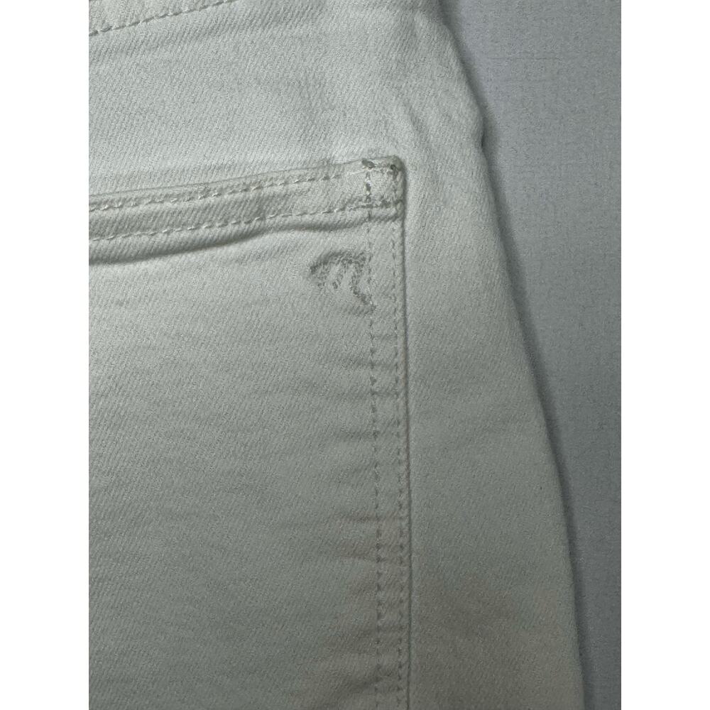 Madewell Women's White The High Rise Slim Crop Boy Jeans - Size 23 (25x25) - Picture 3 of 6